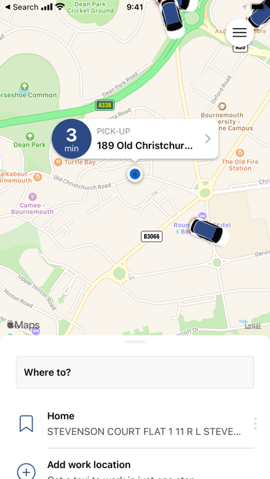 United Taxis Ltd Screenshot
