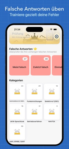 SRC Funkprüfung Seefunk Fragen screenshot