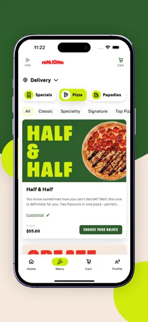 Papa Johns Pizza Trinidad screenshot 2