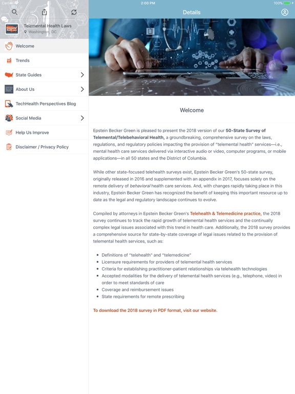 Screenshot #5 pour Telemental Health Laws