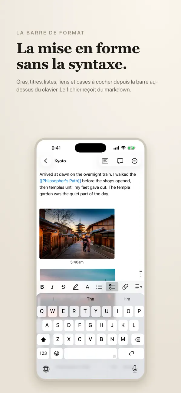 Screenshot #2 pour Wander: Markdown Editor