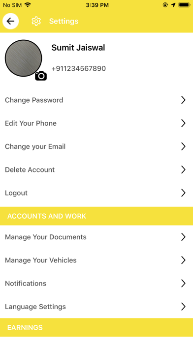 App screenshot