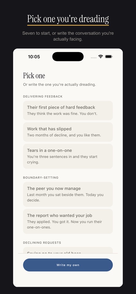 DryRun: Say the Hard Thing screenshot 5