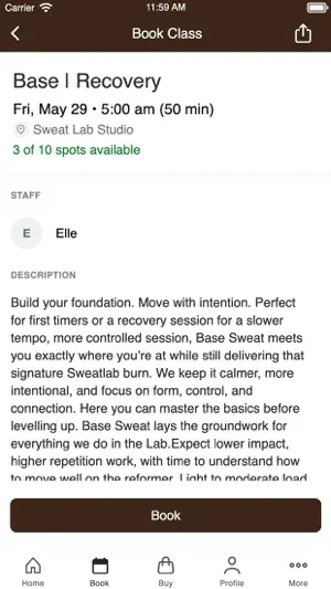 Sweat lab Studio Reformer screenshot 3