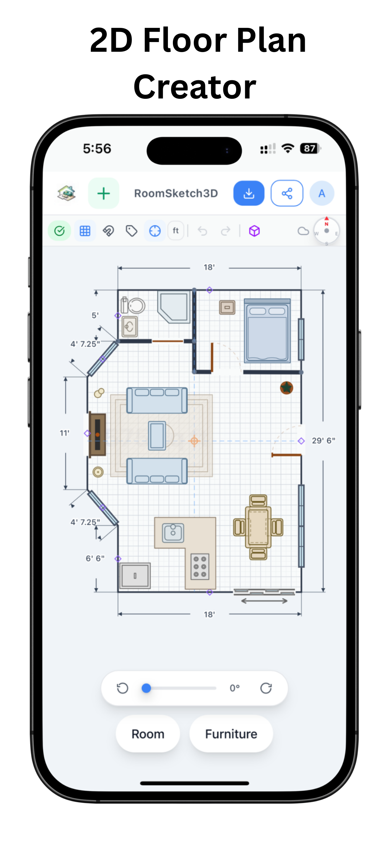 RoomSketch3D FloorPlanner