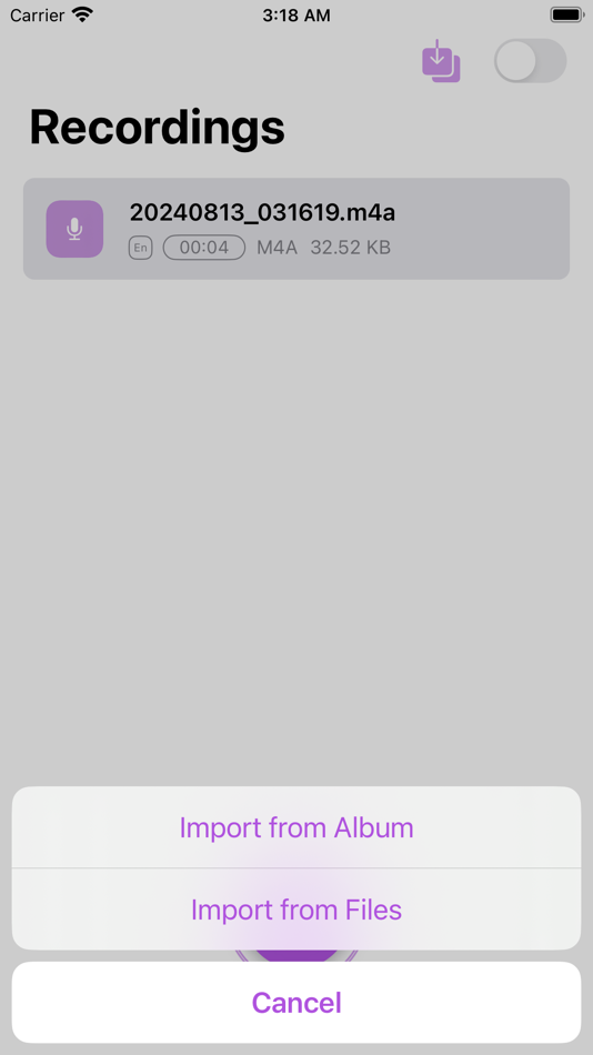 #3. BRecorder (iOS) Av: Chun-Hung Chen