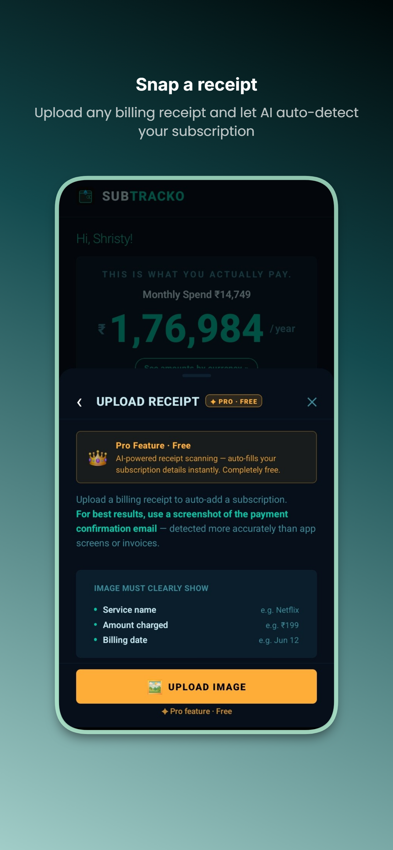 SubTracko screenshot 3
