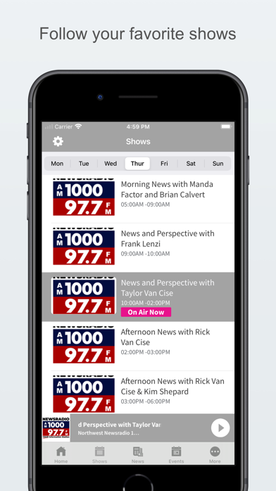 Northwest Newsradio Screenshot