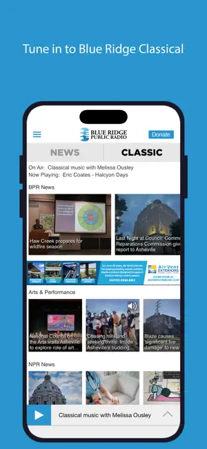 Blue Ridge Public Radio App screenshot 3