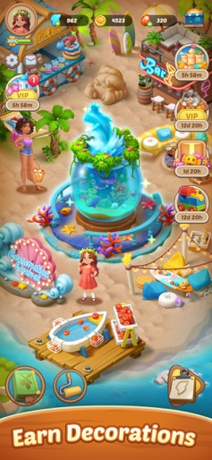 Seaside Escape®: Merge & Story screenshot 5