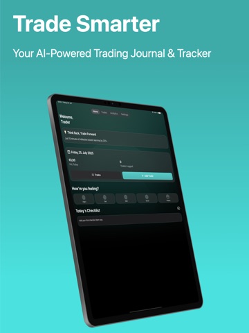 Trading Journal: AlphaTrades iPad screenshot