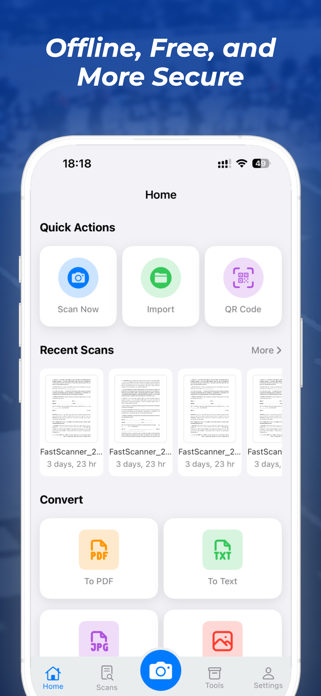 FastScanner: PDF&OCR Screenshot 1 of 6