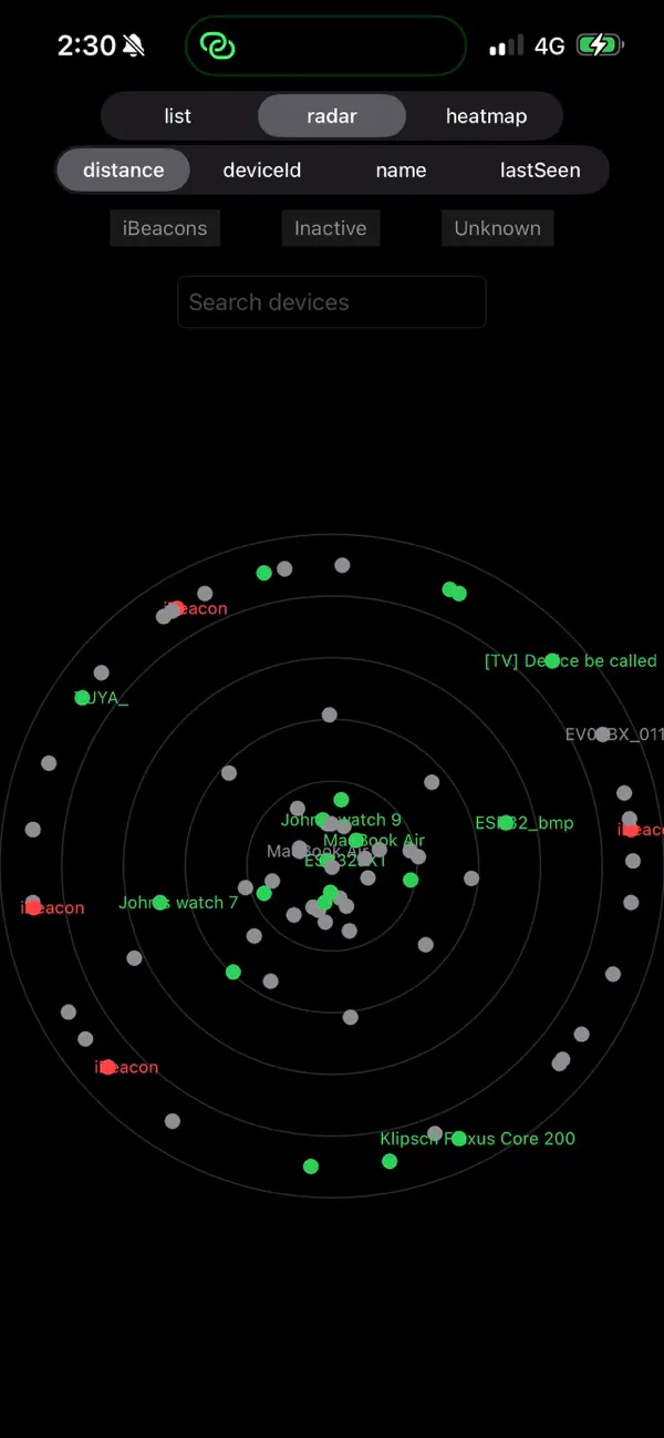 Screenshot #1 pour Blue Scan - BLE Tracker