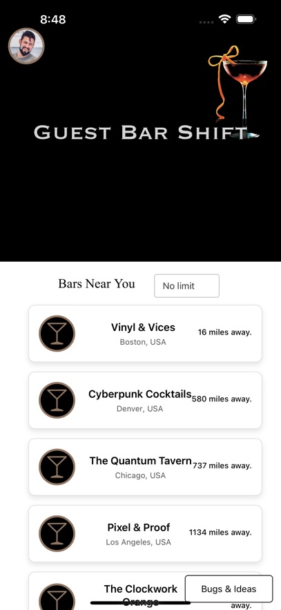 Guest Bar Shift