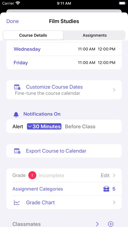 Assignments for iPhone screenshot-5