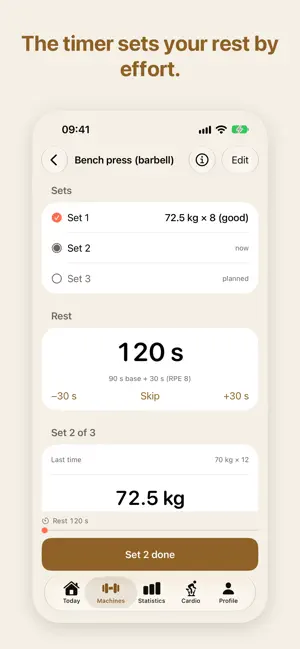 Grit – Gym Tracker screenshot 2