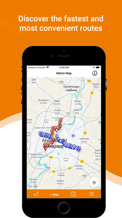 Metro Schedule - Ahmedabad Screenshot