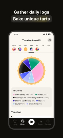 Tarte - Daily Time Tracker Screenshot 3 of 6
