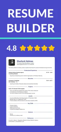 Resume Builder - CV Engineer: Screenshot 1 von 8
