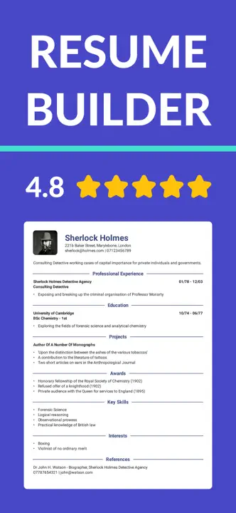 Resume Builder - CV Engineerのスクリーンショット（1/8）