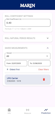 Roll Period iPhone screenshot