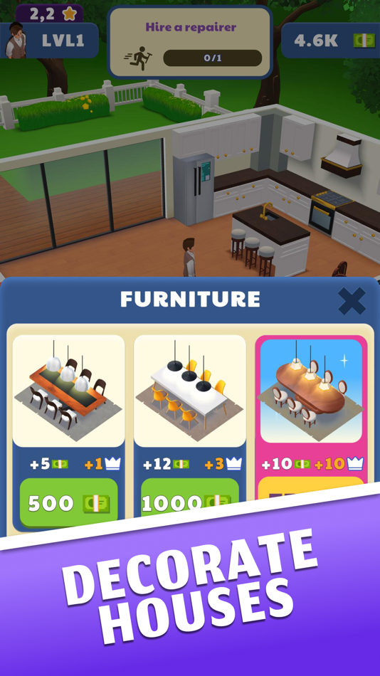 #3. Idle Makeover: Home Design (iOS) 由: MANKRIK DOO