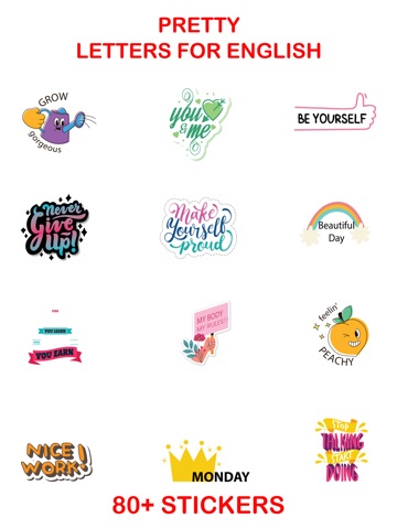 Pretty Letters for English iPad screenshot