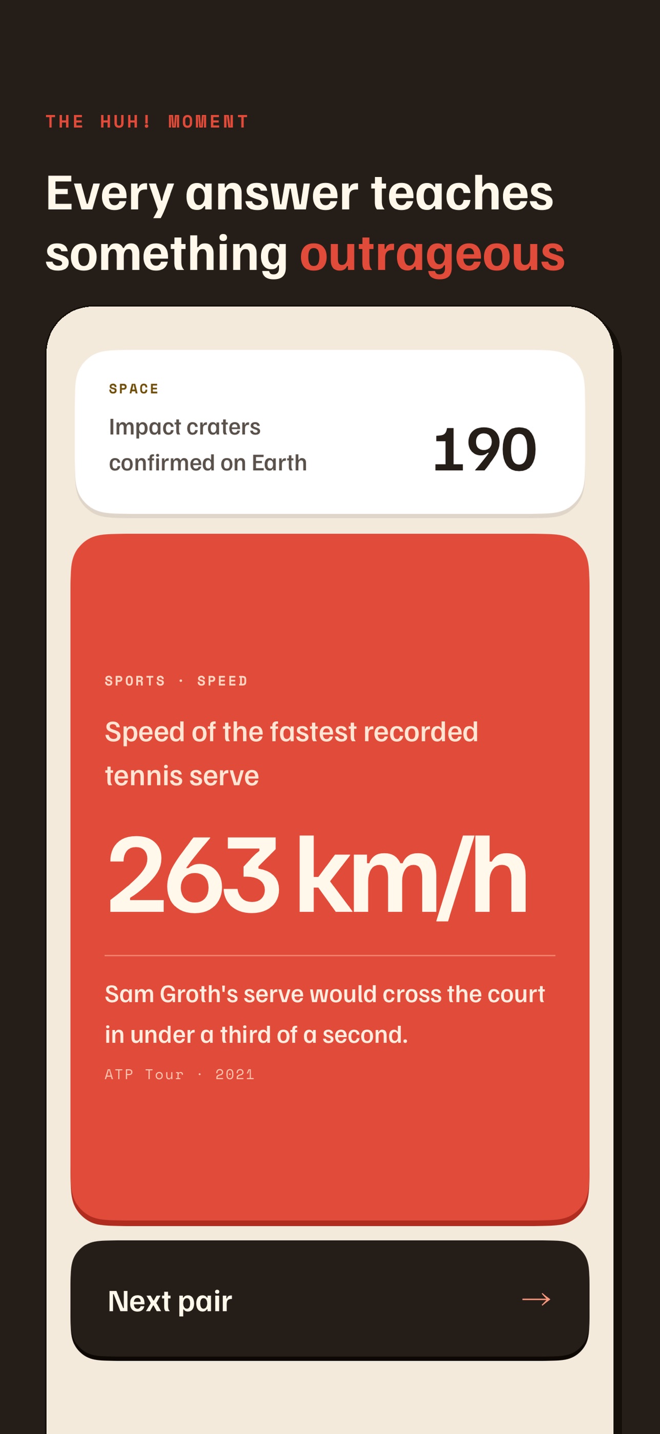 Screenshot 3 of More or Less? Weird Facts