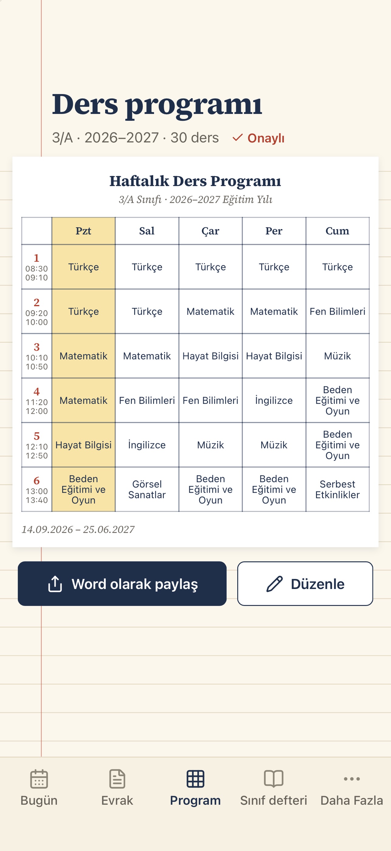 Screenshot 3 of Öğretmen Alanı