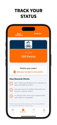 Bigz Boba Rewards iPhone screenshot