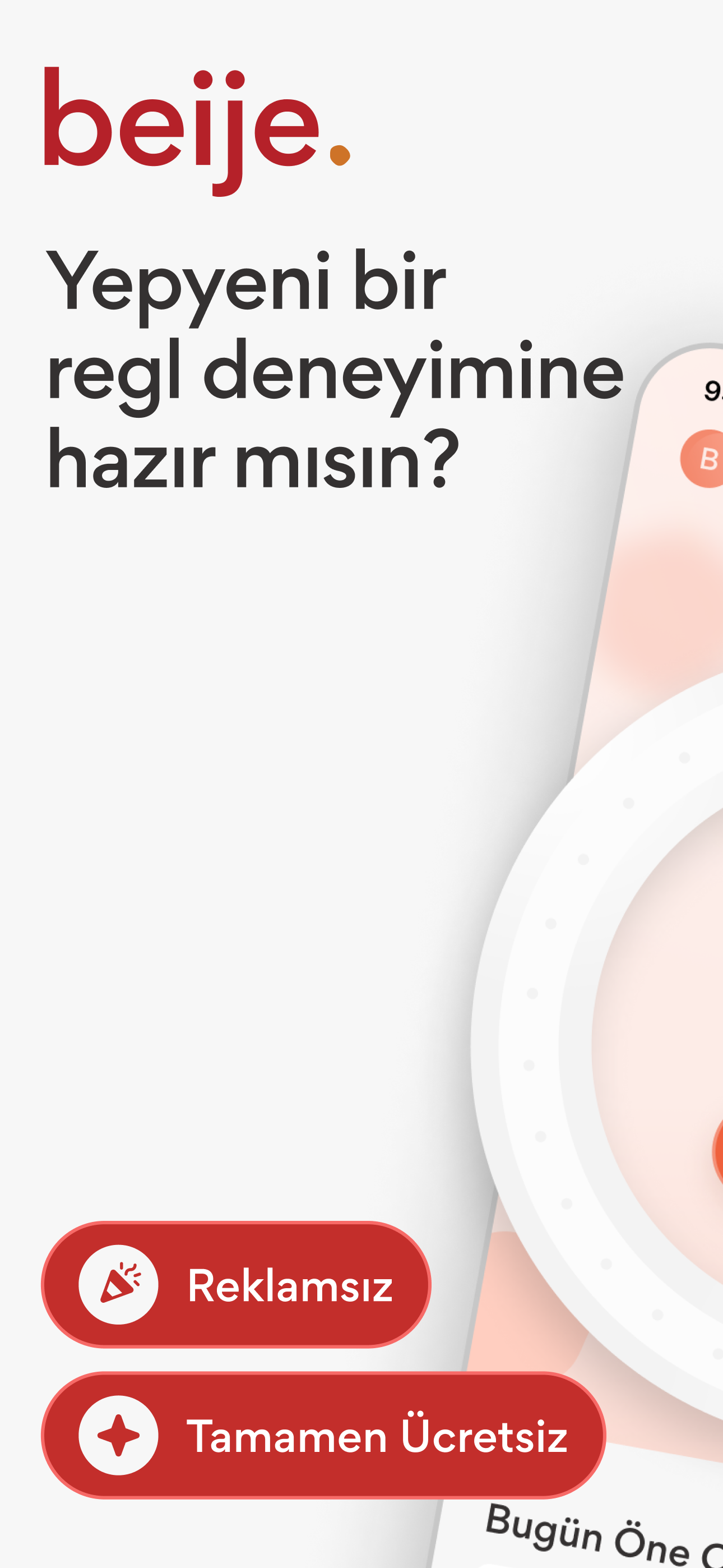 beije: Regl & Döngü Takvimi