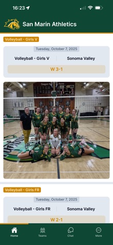 San Marin Athletics iPhone screenshot