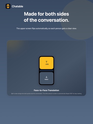 Chatable AI - Voice Translate iPad screenshot