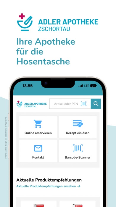 Adler Apotheke Zschortau app screenshot