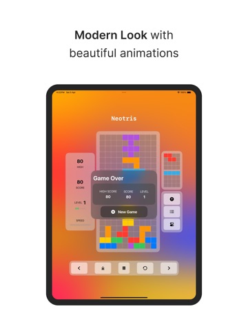 Neotris iPad screenshot
