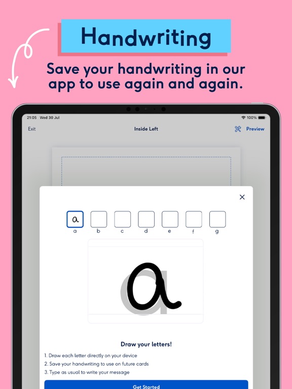 Moonpig: Birthday Cards iPad screenshot 8 - Shopping app