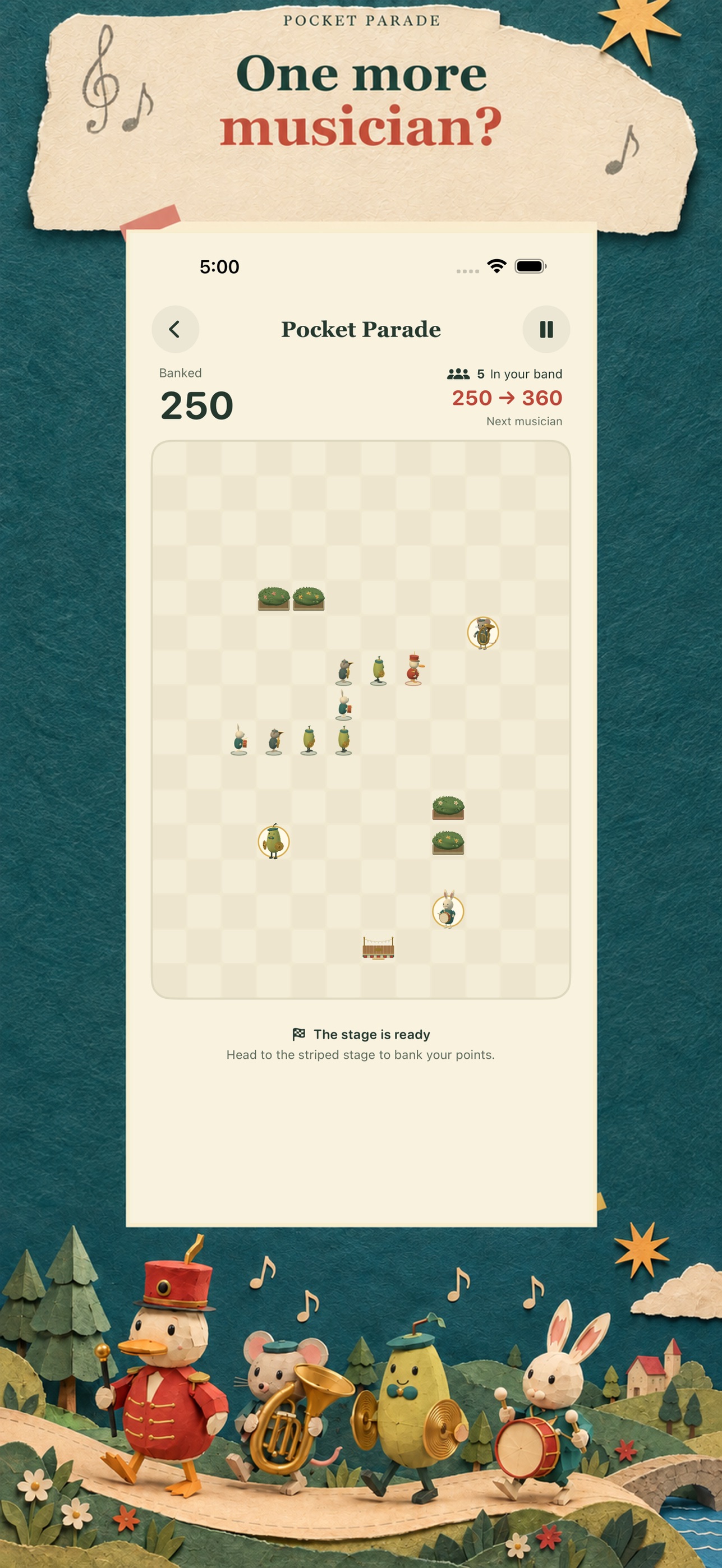 Screenshot 1 of Pocket Parade: Waddle On