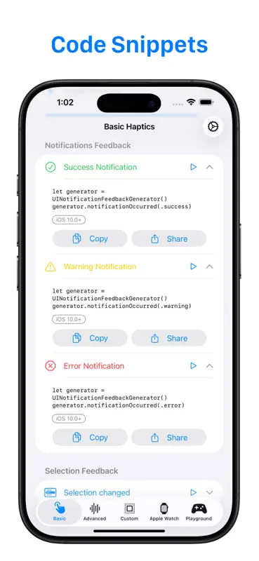 Test háptico: herramienta dev screenshot 8 of 8