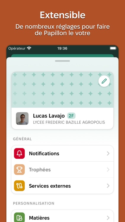 Papillon : l'appli scolaire screenshot-3