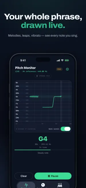 Vocal Pitch Monitor: Tonarly screenshot 3