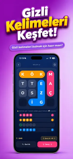 Wordis: Turkish Word Puzzle screenshot 2