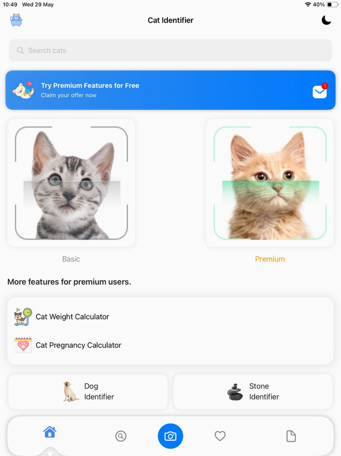 Cat Identifier AI Scanner