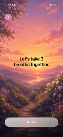 Breathing Exercises to Relax iPhone screenshot