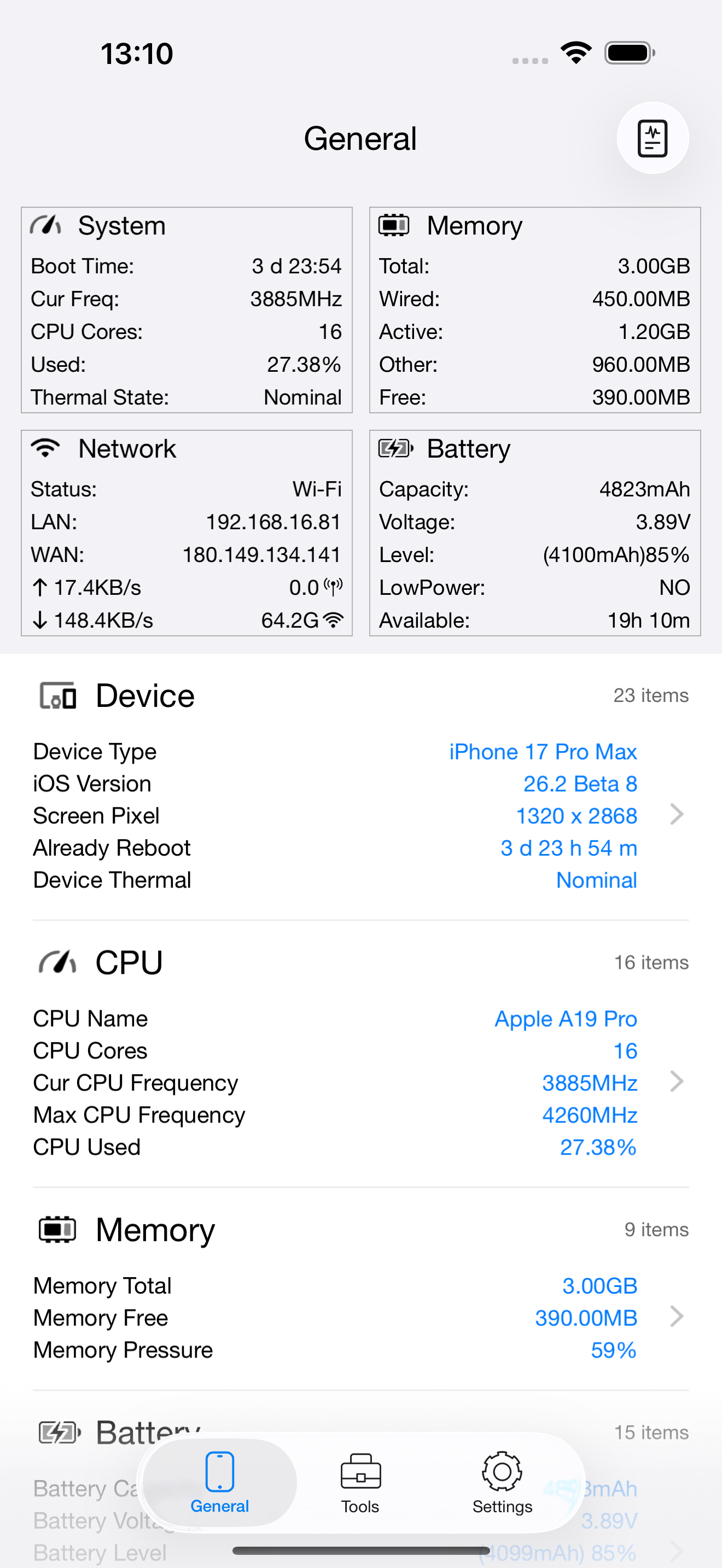 CPU Dasher Mobile Master Tools