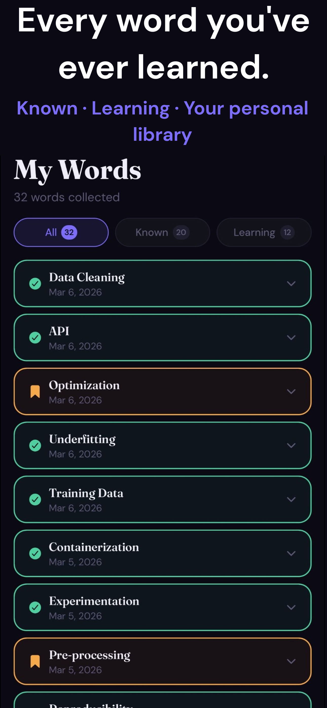 LexiPro: Professional Words