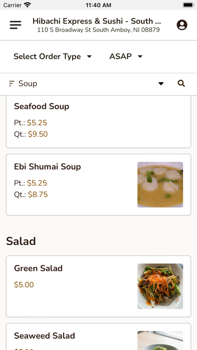 Hibachi Express & Sushi screenshot