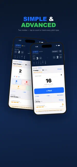 Simple Pitch Counter screenshot 1