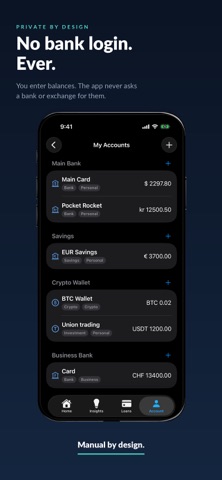 All Banks - Net Worth Tracker screenshot