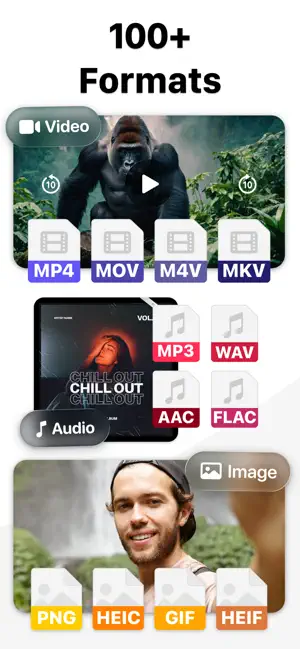 File Converter: PDF, JPG, MP3 iPhone screenshot 3