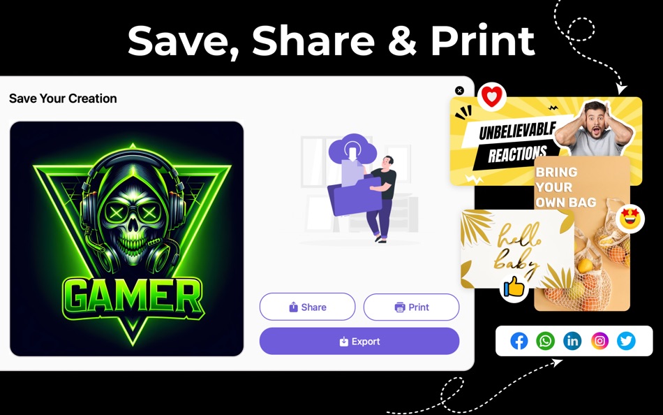 #4. AI Logo Maker ∞ Logo Generator (macOS) 由: Faisal Mehmood